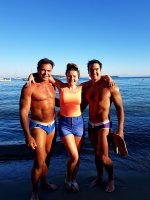 Kate with Hunks!